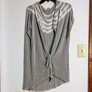 Scrapbook open front knitted jacket